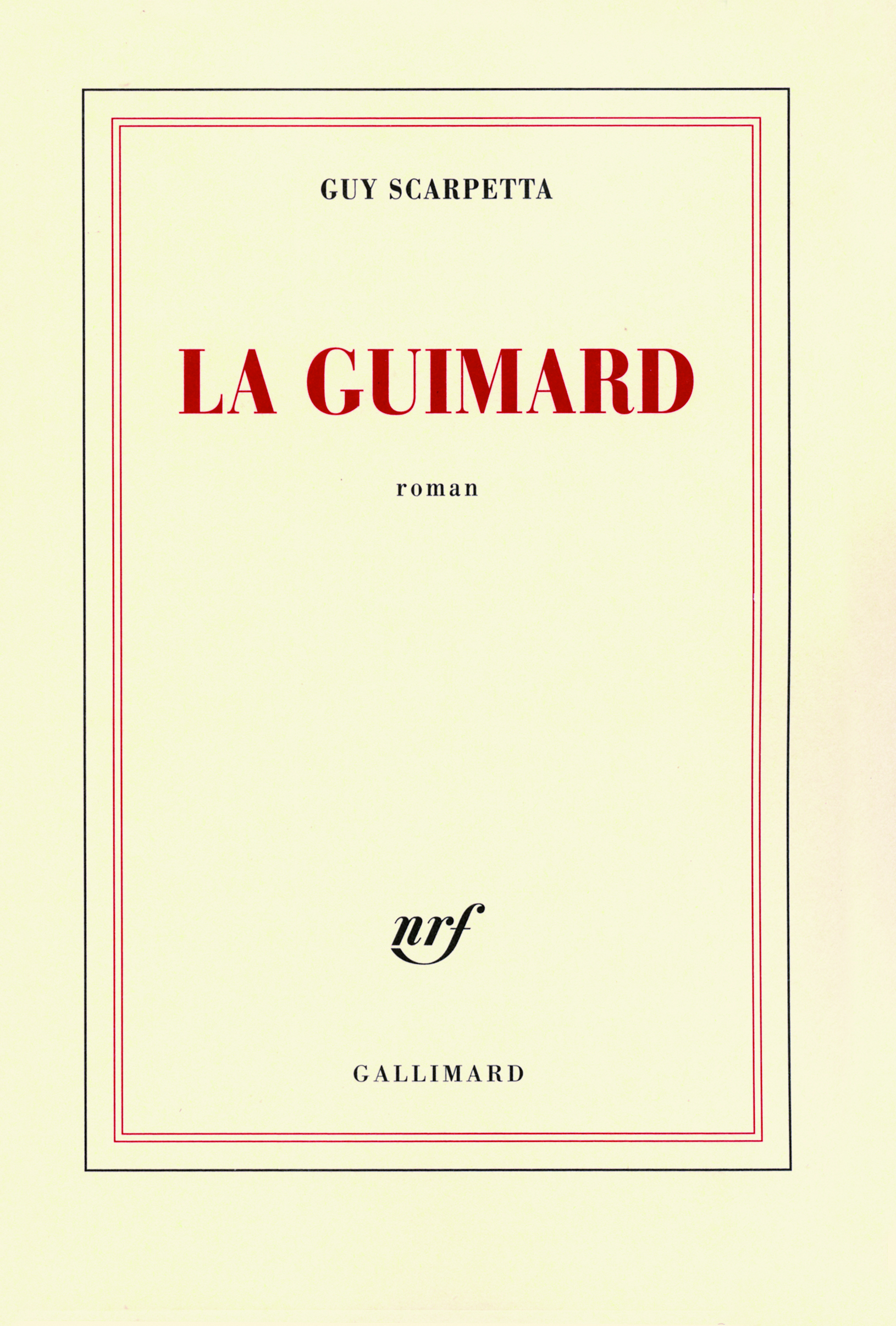 La Guimard (9782070121106-front-cover)