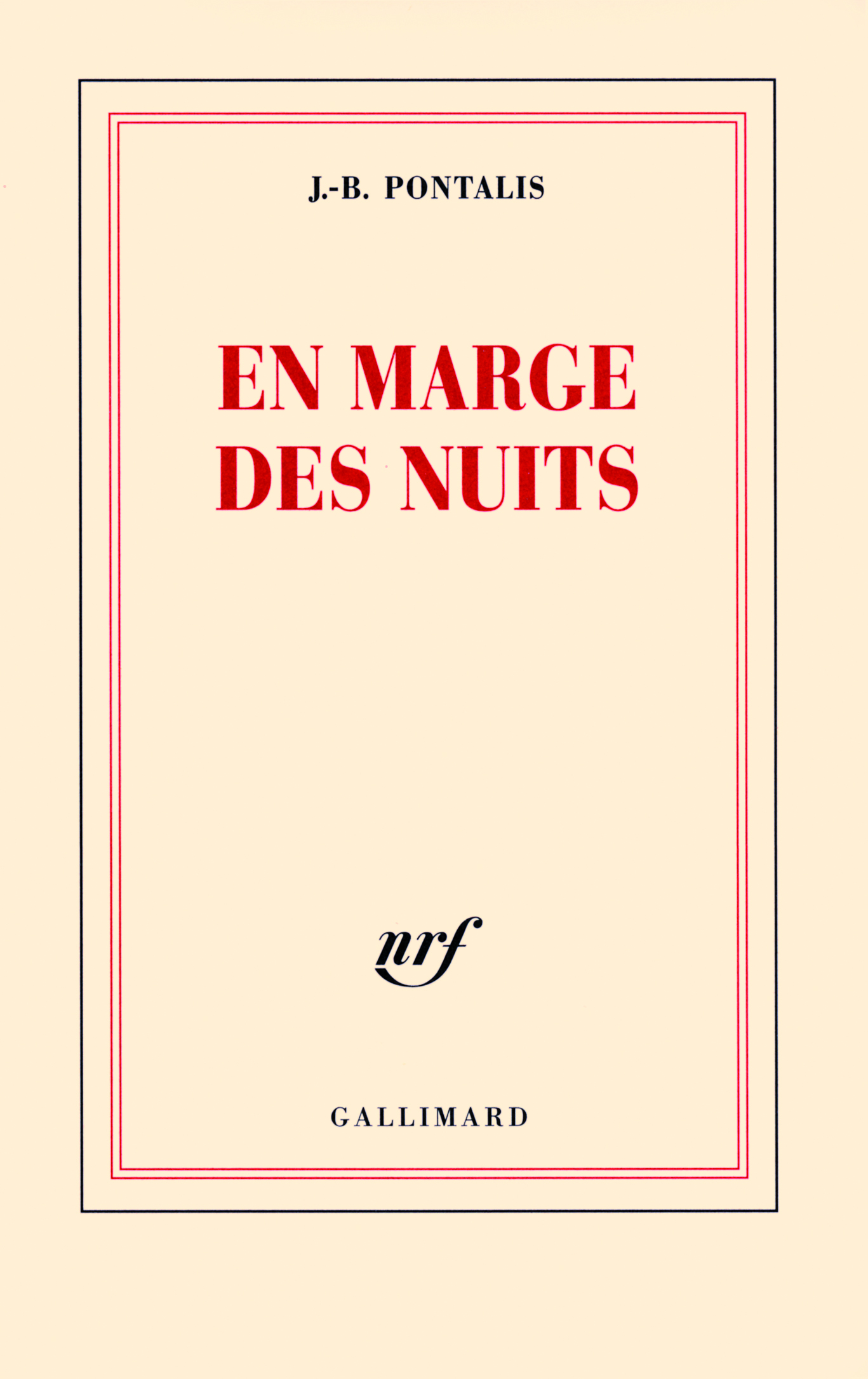 En marge des nuits (9782070128884-front-cover)