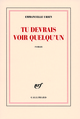 Tu devrais voir quelqu'un (9782070123568-front-cover)