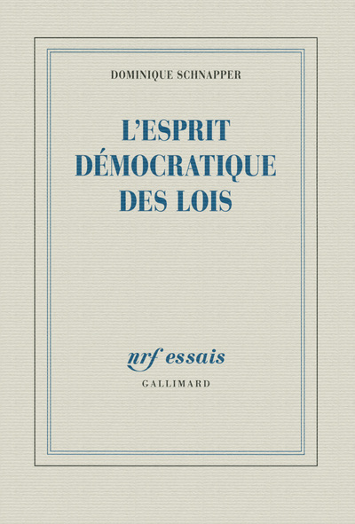 L'esprit démocratique des lois (9782070143627-front-cover)