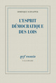 L'esprit démocratique des lois (9782070143627-front-cover)