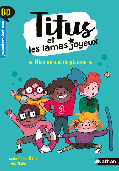 Titus et les lamas joyeux BD - Mission sac de piscine (9782092594483-front-cover)