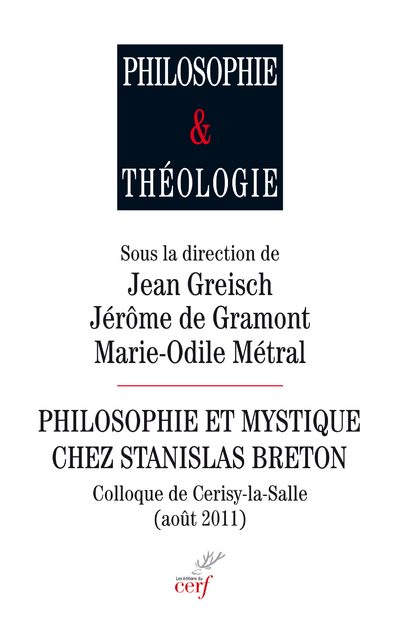 Philosophie et mystique chez Stanislas Breton (9782204104760-front-cover)