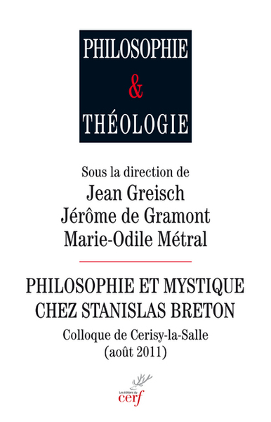 Philosophie et mystique chez Stanislas Breton (9782204104760-front-cover)