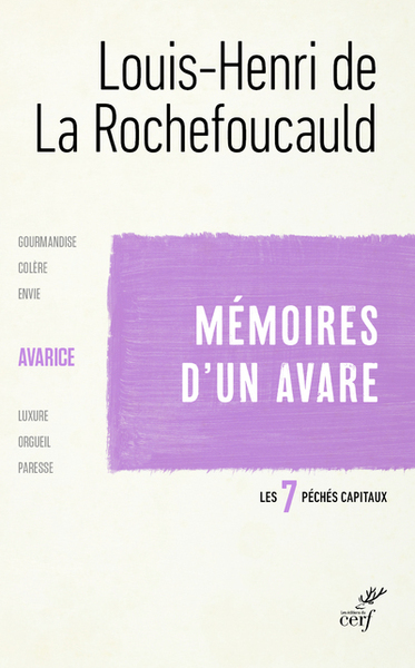 Mémoires d'un avare - L'avarice (9782204132770-front-cover)