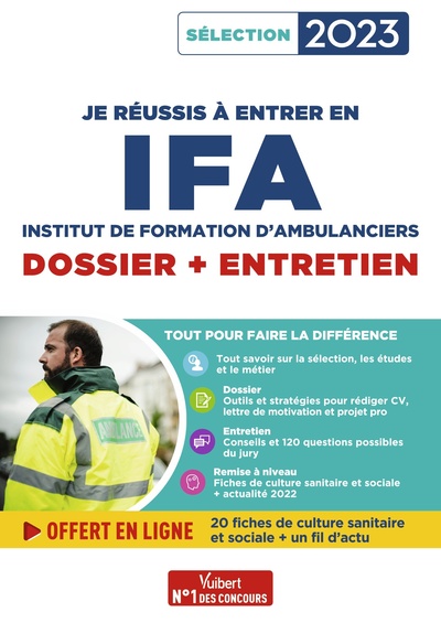 Sélection Ambulancier Le Tout-en-un, Sélection 2023 (9782311214239-front-cover)
