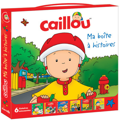 Caillou Ma boîte à histoires (Nouveau coffret) (9782897183455-front-cover)