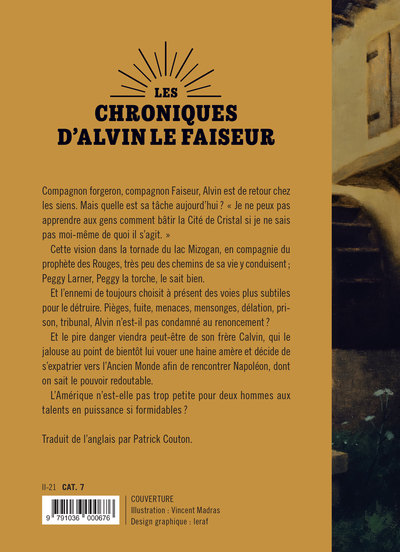 Le compagnon, LES CHRONIQUES D'ALVIN LE FAISEUR (9791036000676-back-cover)