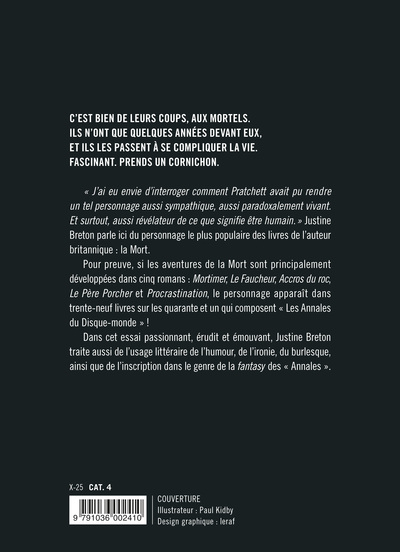 Terry Pratchett et la mort : mourir en majuscules (9791036002410-back-cover)