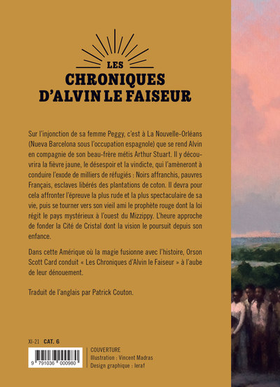 La cité de cristal, LES CHRONIQUES D'ALVIN LE FAISEUR (9791036000980-back-cover)