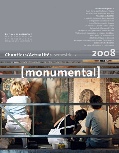 Monumental 2008 2e semestre. Dossier " Décors peint, grands chantiers" (9782858229956-front-cover)