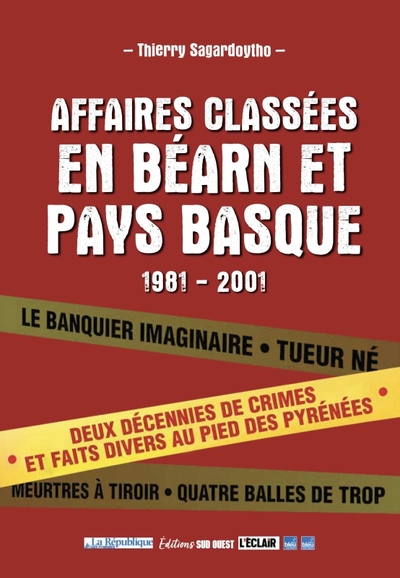 Affaires classées en Béarn et Pays basque (9782817709857-front-cover)