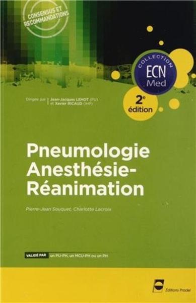 Pneumologie - Anesthésie-réanimation - 2e édition (9782361100766-front-cover)