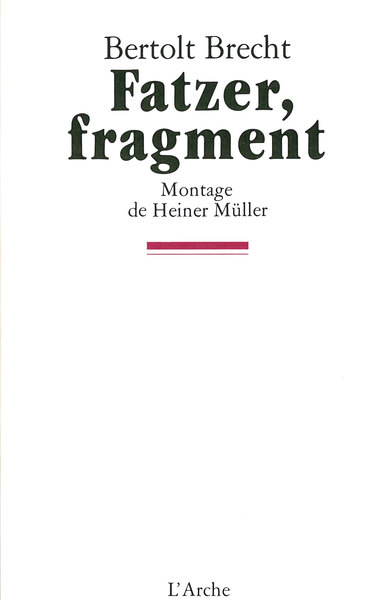 Fatzer, fragment (9782851812971-front-cover)