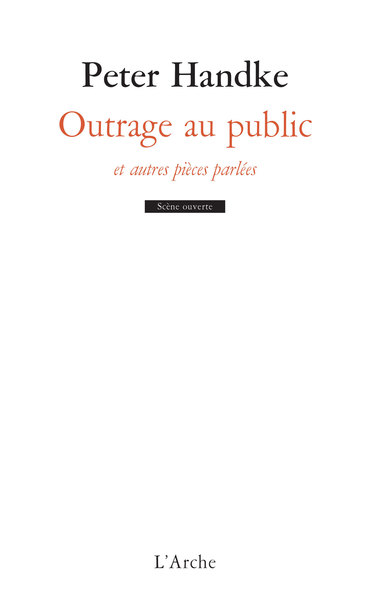 Outrage au public / Prédiction / Introspection / Appel au secours (9782851810809-front-cover)