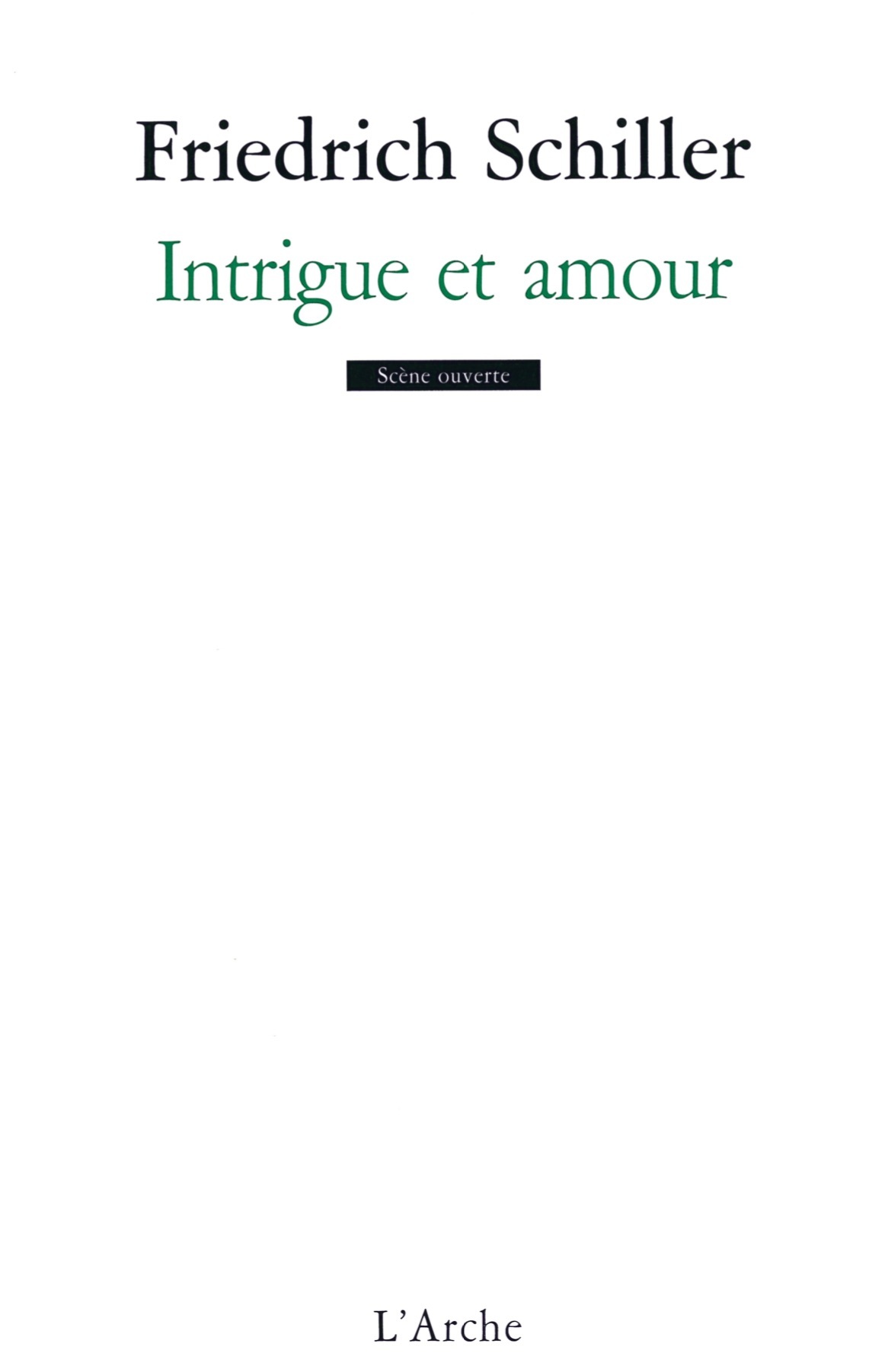 Intrigue et amour (9782851818683-front-cover)