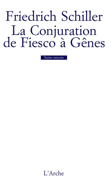 La Conjuration de Fiesco à Gênes (9782851814876-front-cover)