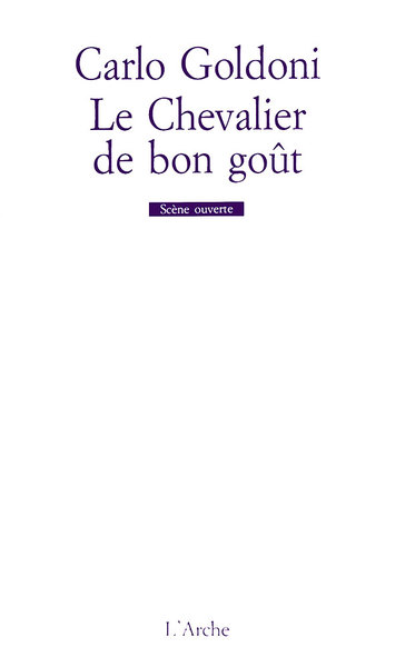Le Chevalier de bon goût (9782851813305-front-cover)