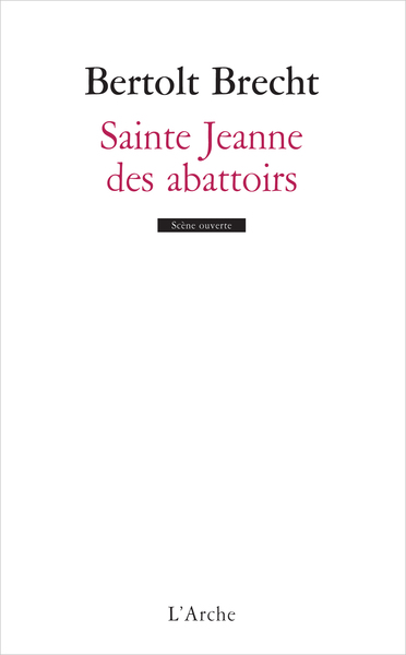 Sainte Jeanne des abattoirs (9782851816771-front-cover)