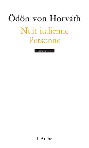Nuit italienne / Personne (9782851819024-front-cover)