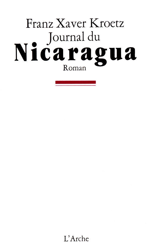 Journal du Nicaragua Roman (9782851810656-front-cover)