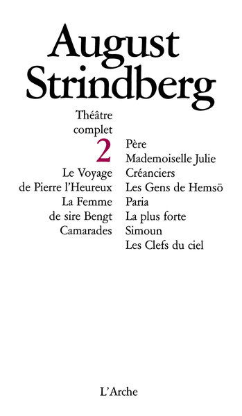 Théâtre T2 Strindberg (9782851810021-front-cover)