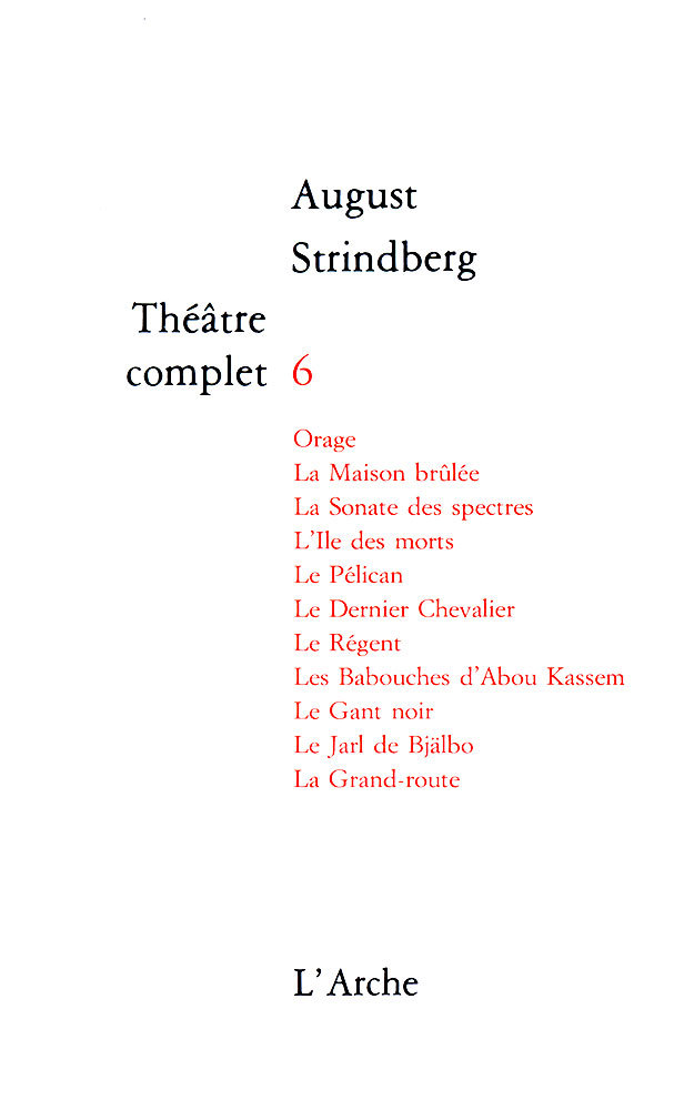 Théâtre T6 Strindberg (9782851810601-front-cover)