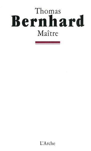 Maître (9782851813343-front-cover)