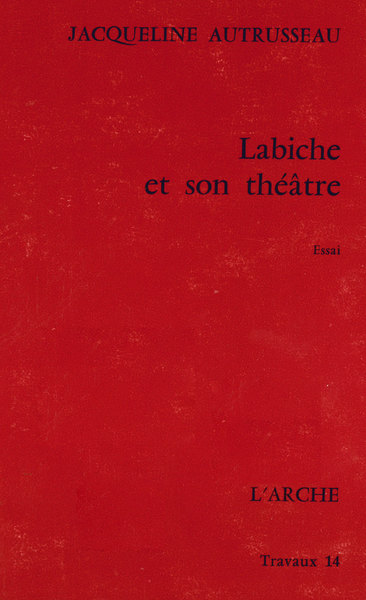 Labiche et son théâtre (9782851811448-front-cover)