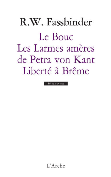 Le Bouc / Les Larmes amères de Petra von Kant / Liberté à Brême (9782851817723-front-cover)