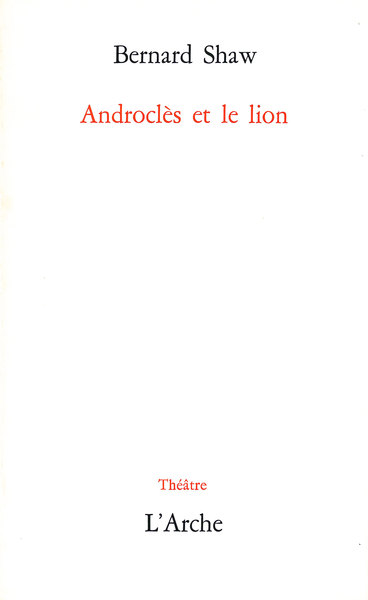 Androclès et le lion (9782851811981-front-cover)