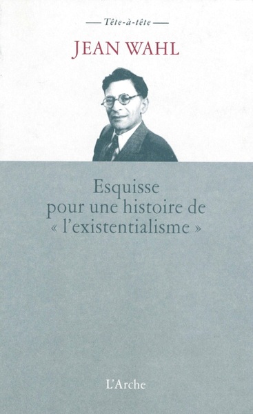 Esquisse pour une histoire de « l’existentialisme » (9782851814920-front-cover)