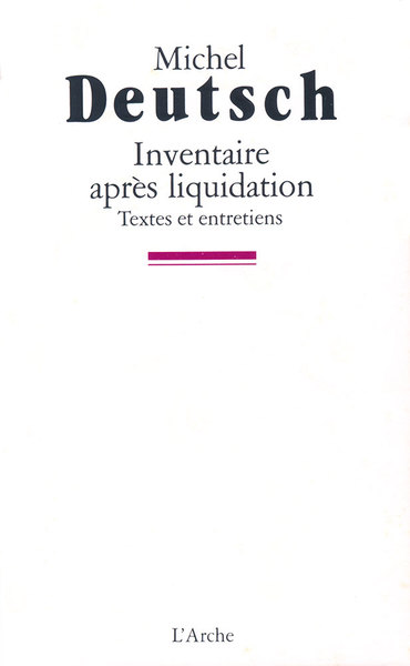 Inventaire après liquidation (9782851812537-front-cover)