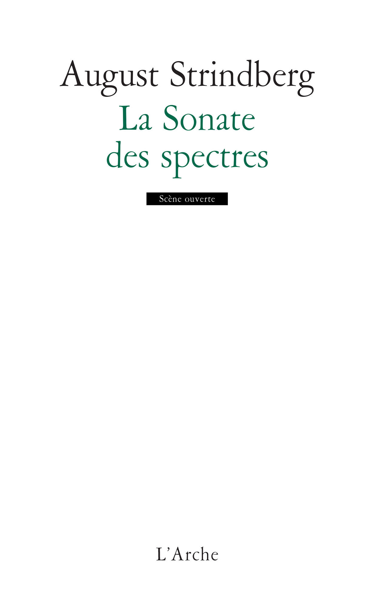 La Sonate des spectres (9782851810489-front-cover)