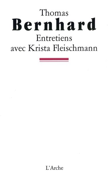Entretiens avec Krista Fleischmann (9782851813176-front-cover)