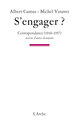 S'engager ? - Correspondance (1946-1957) (9782851817754-front-cover)