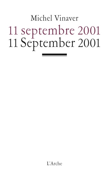 11 septembre 2001 / 11 September 2001 (9782851815033-front-cover)