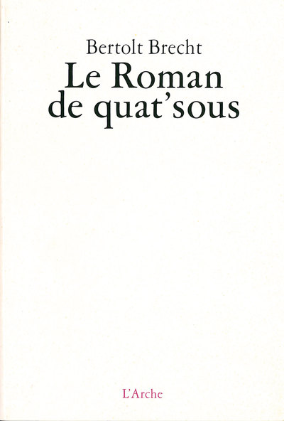Le Roman de quat'sous (9782851813671-front-cover)
