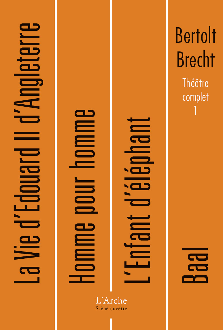 Théâtre complet T1 Brecht (9782851811806-front-cover)