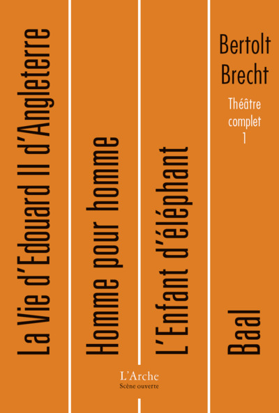 Théâtre complet T1 Brecht (9782851811806-front-cover)