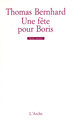 Une fête pour Boris (9782851813718-front-cover)