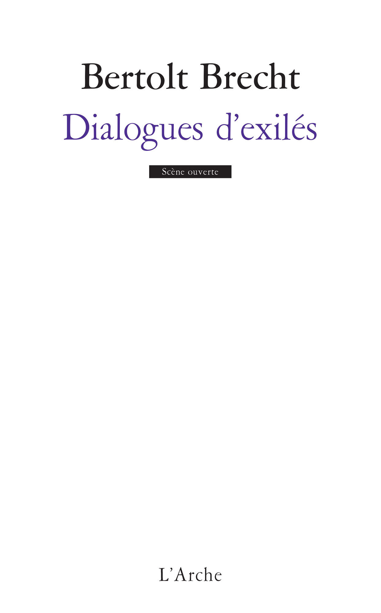 Dialogues d'exilés (9782851811530-front-cover)