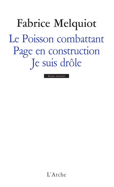 Le Poisson combattant / Page en construction / Je suis drôle (9782851818836-front-cover)