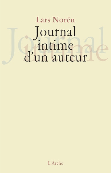 Journal intime d'un auteur (9782851816948-front-cover)