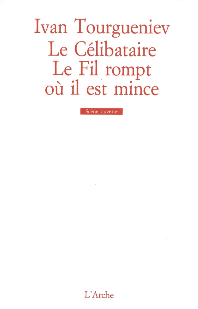 Le Célibataire / Le fil rompt où il est mince (9782851812667-front-cover)