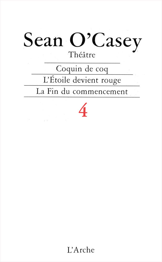 Théâtre T4 O'Casey (9782851812230-front-cover)