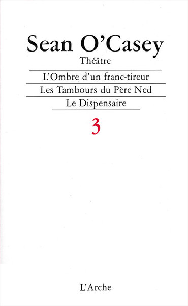 Théâtre T3 O'Casey (9782851812223-front-cover)