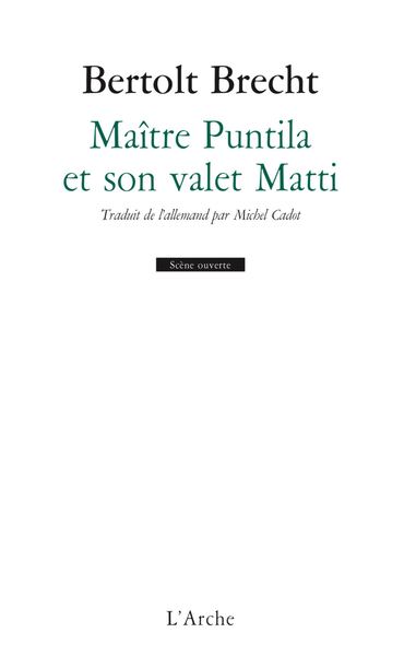 Maître Puntila et son valet Matti (9782851810120-front-cover)