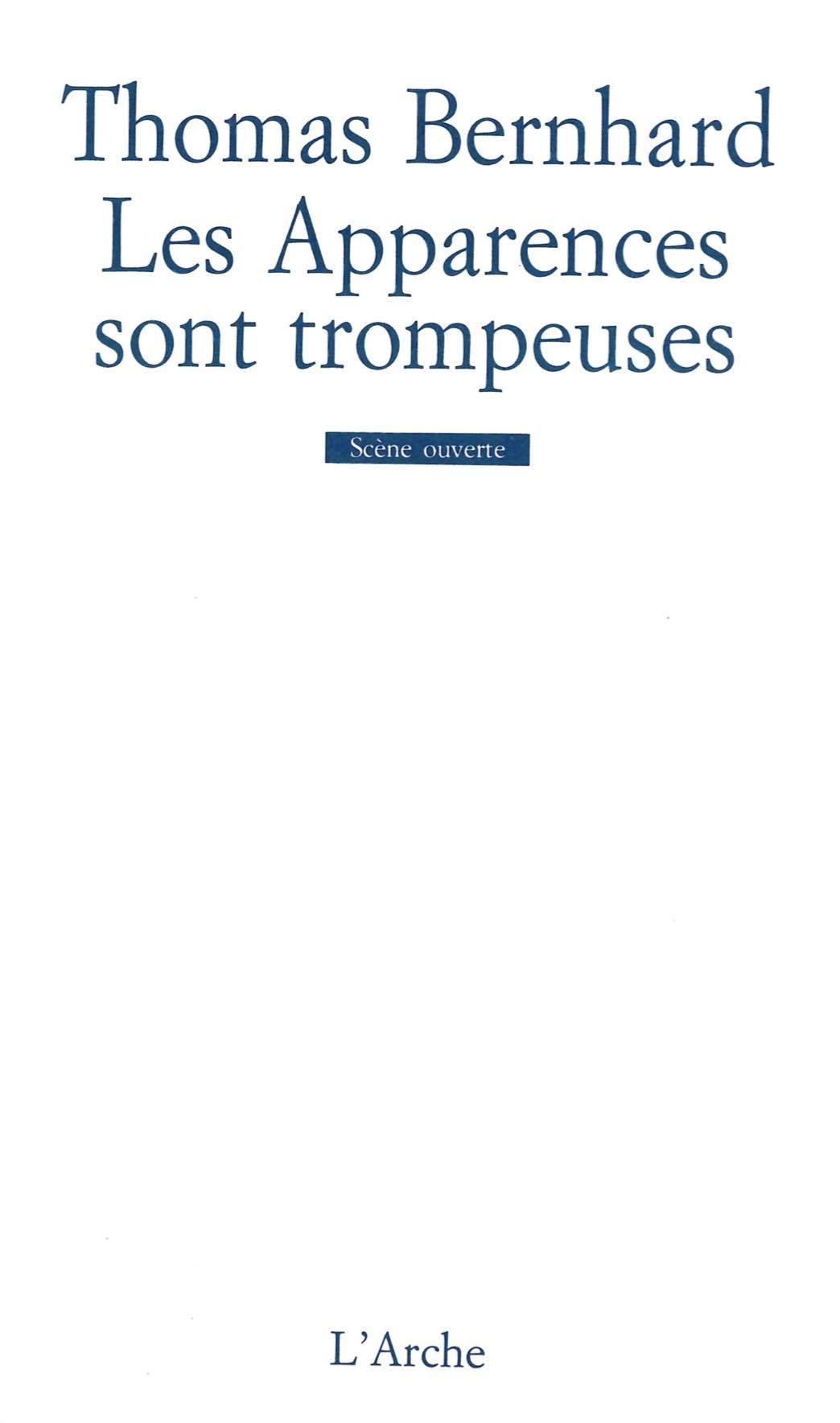 Les apparences sont trompeuses (9782851810526-front-cover)