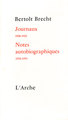 Journaux 1920-1922 / Notes autobiographiques 1920-1954 (9782851811738-front-cover)